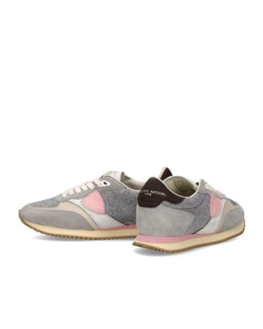 Philippe Model Gray Blville Sneakers