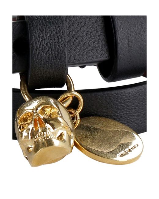 McQueen White Wrap Skull Bracelet
