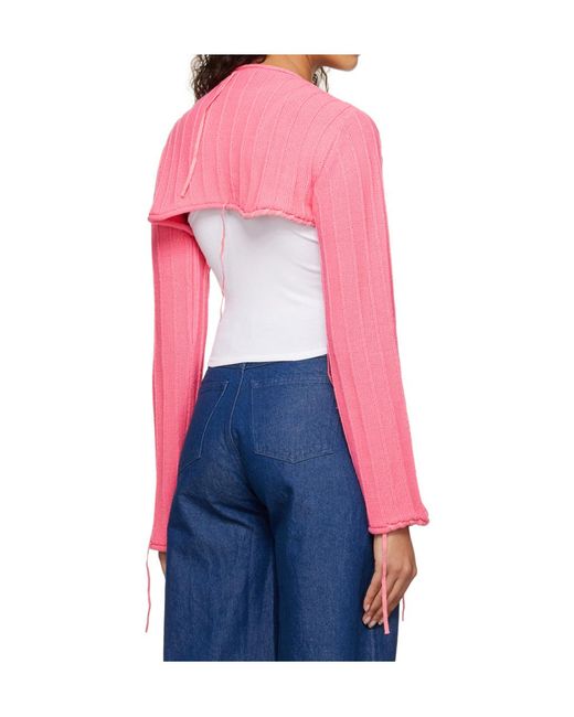 OPEN YY Blue Drawstring Cardigan