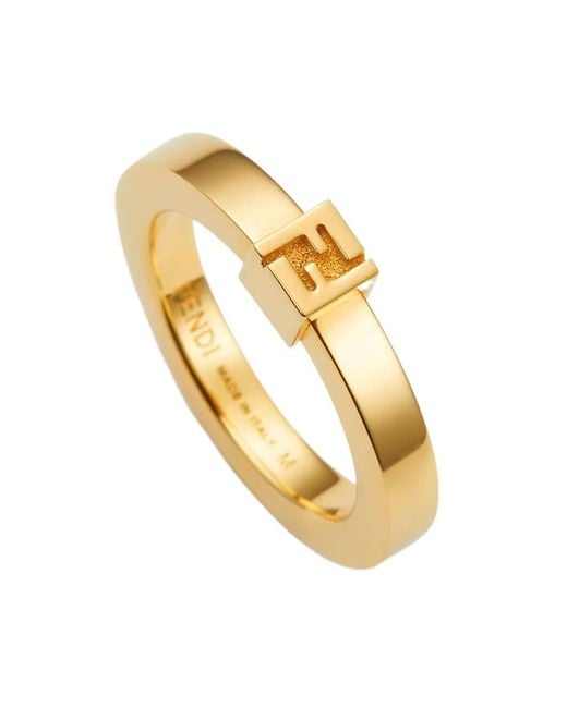Fendi Metallic Forever Ring