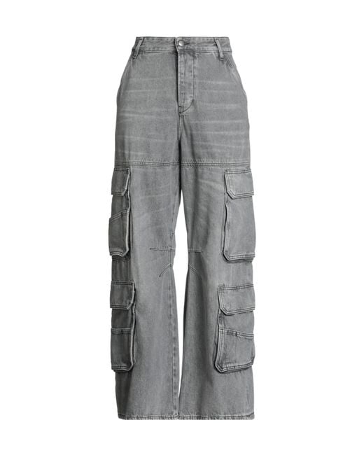DIESEL Gray Denim Trousers