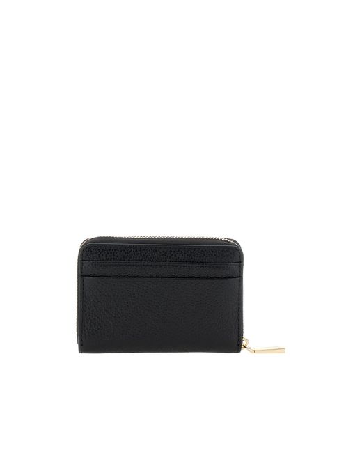 MICHAEL Michael Kors Black Jet Set Small Zip-Around Card Case