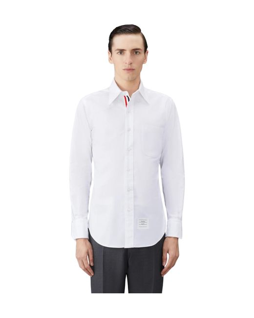 Thom Browne White Oxford Shirt for men