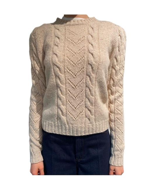 Max Mara Multicolor Long-Sleeve Knit Top
