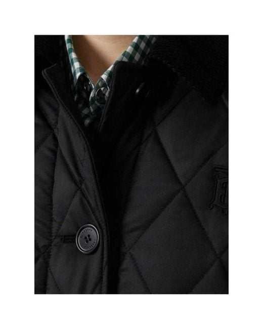 Burberry Black Dereham Quilted Cotton Clothes