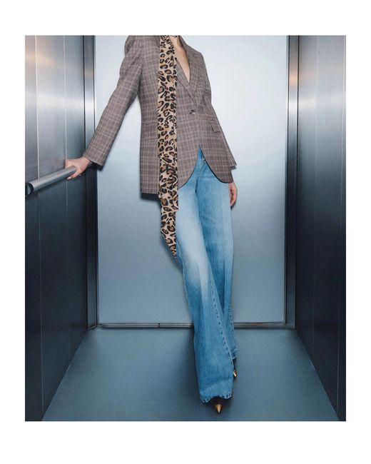Marella Gray Single-Breasted Blazer