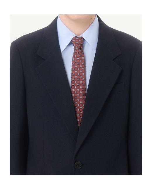 Valentino Blue Single-Breasted Jacket for men