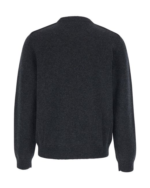 Céline Blue Triomphe Crew Neck Sweater for men