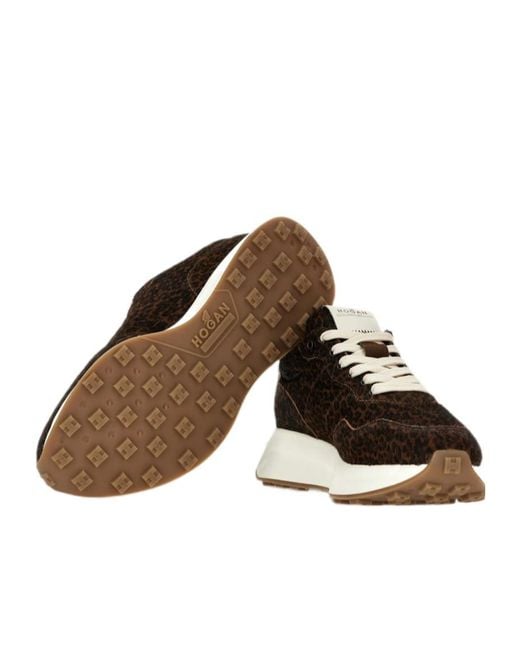 Hogan Black H641 Low-Top Sneakers