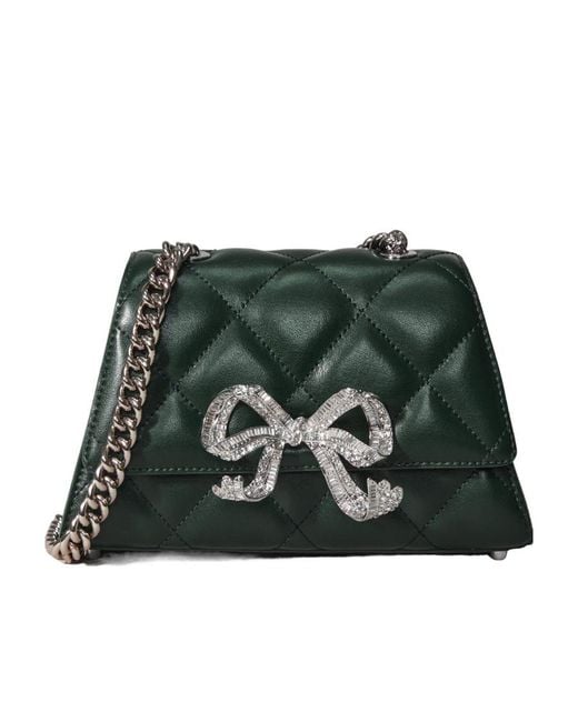 Self-Portrait Green Bowknot Shoulder Bag