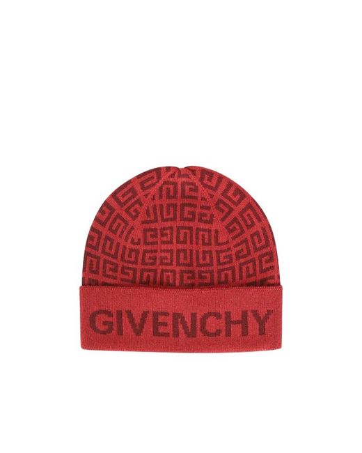 Givenchy Red Logo Hat