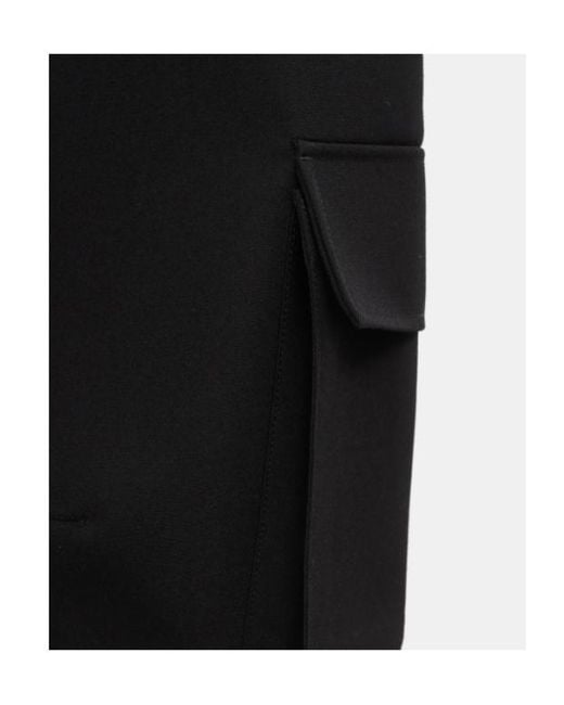 Balenciaga Black Workwear Wool Cargo Pants