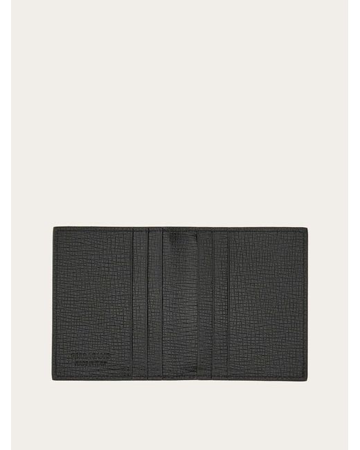 Ferragamo Black Logo Card Pack for men