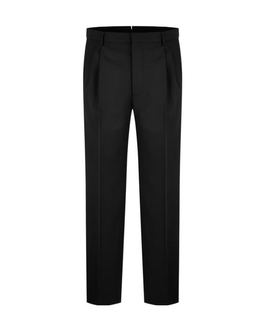 Prada Black Pleated Track Pants for men