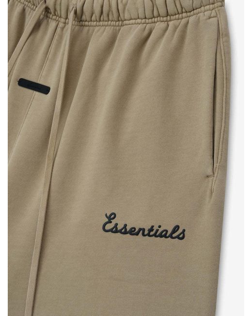 Fear Of God Natural Logo Drawstring Shorts for men