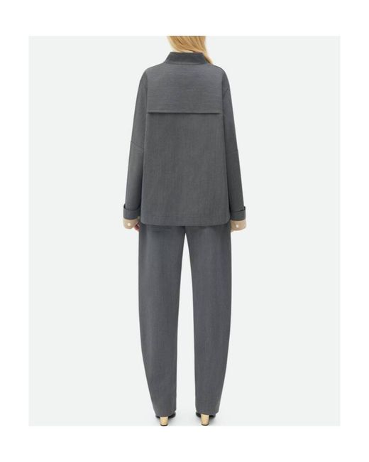 Bottega Veneta Gray Bonded Jacket