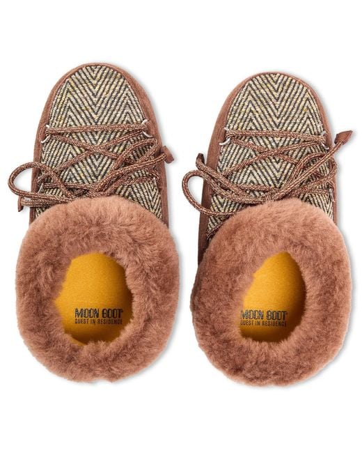 Moon Boot Brown Short Shaft Snow Boots