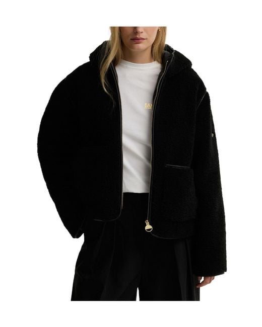 Barbour Black Solid Color Coat