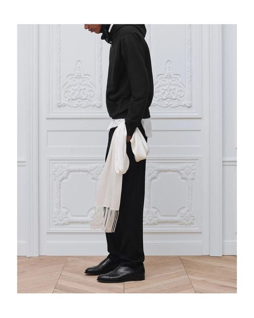Dior Black Hooded Sweatshirt With Embroidery, Relaxed Fit for men