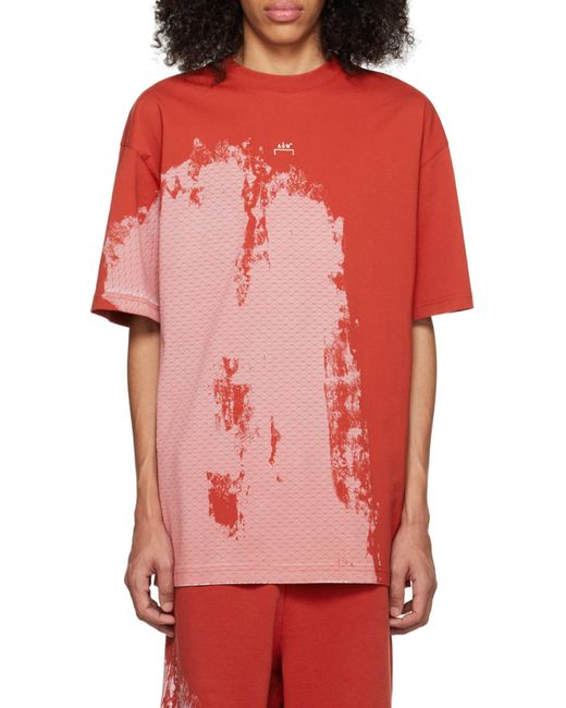 A_COLD_WALL* Red A-Cold-Wall* Graphic T-Shirt for men