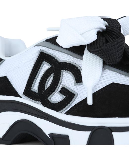 Dolce & Gabbana Multicolor Airmaster Dg Logo Patch Sneakers for men