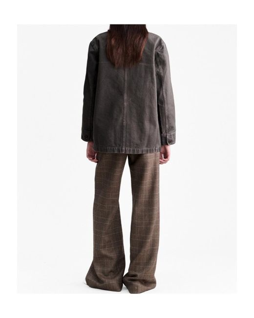 A.P.C. Gray Pocket Detailed Jacket