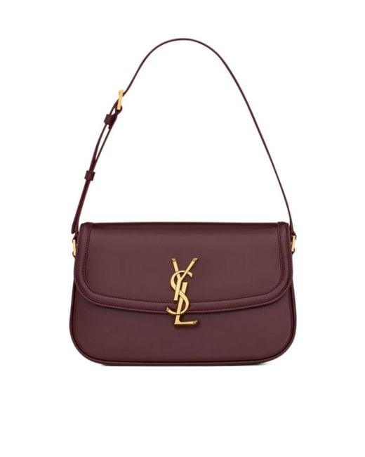 Saint Laurent Purple Solferino Medium Shoulder Bag