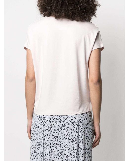 Majestic Filatures White Stretch-Fit Short-Sleeved T-Shirt