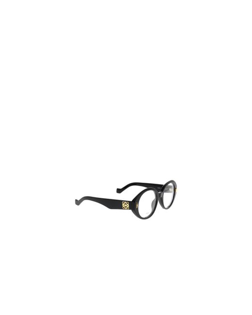 Loewe White Oval Frame Glasses