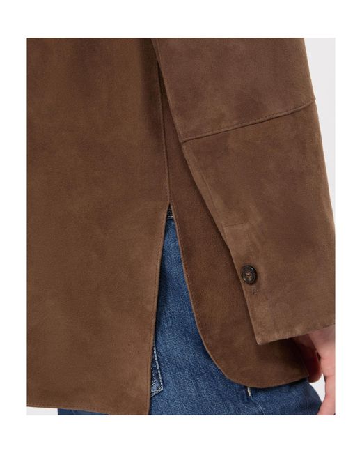 Max Mara Brown Suede Jacket