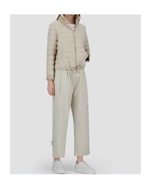 Herno Multicolor High Collar Padded Jacket