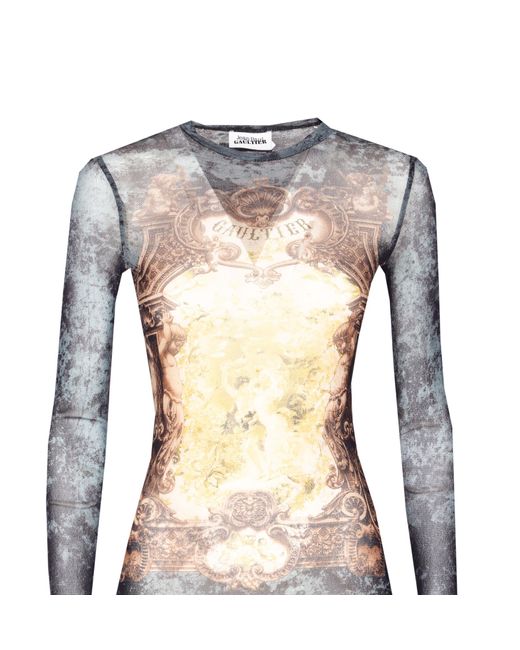 Jean Paul Gaultier White The Long Médaillon Dress