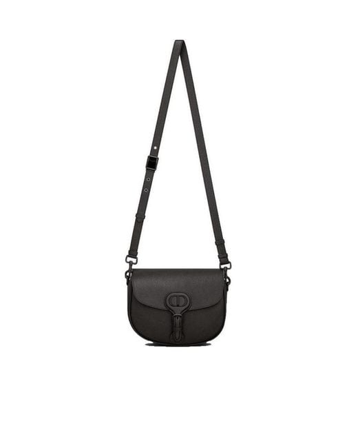 Dior White Bobby Medium Grain Cowhide Leather Shoulder Bag