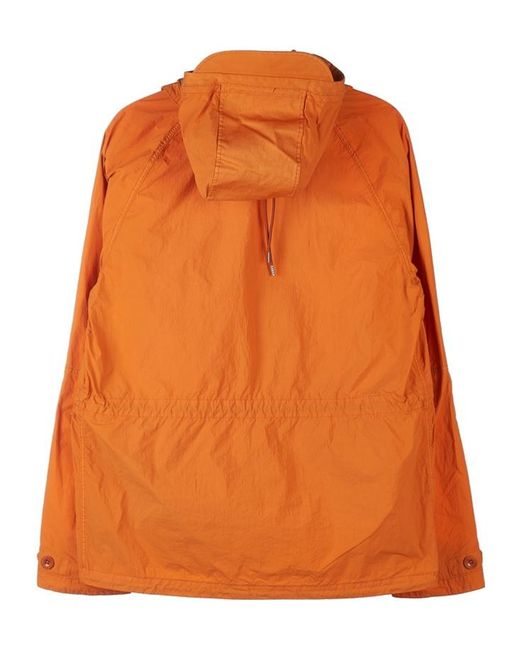 C P Company Orange Long-Sleeved Casual Jacket for men