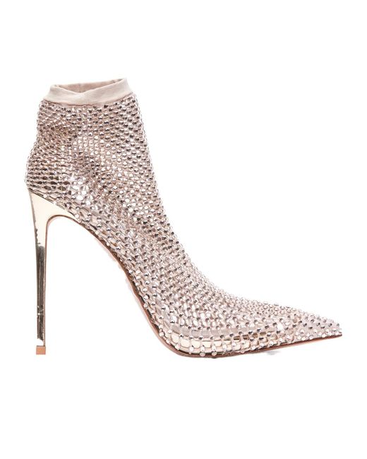 Le Silla Pink Gilda Pump Boots