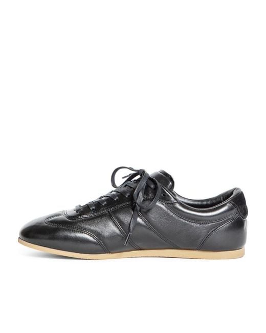 Lemaire Black Soft Runner Sneakers