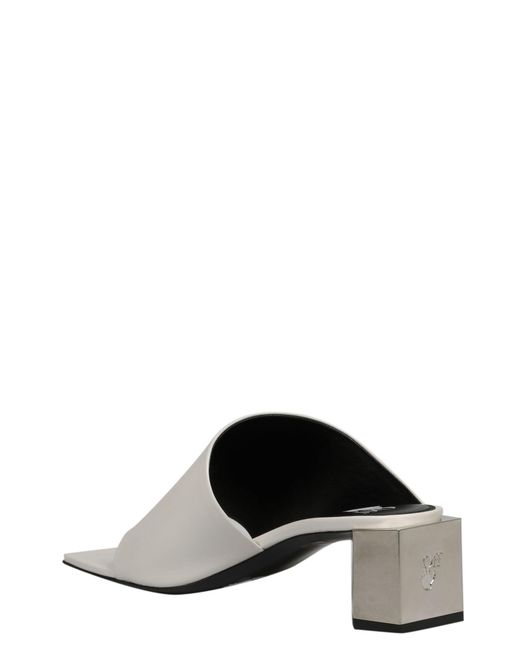 Off-White c/o Virgil Abloh White Xenut Slip-On Mules