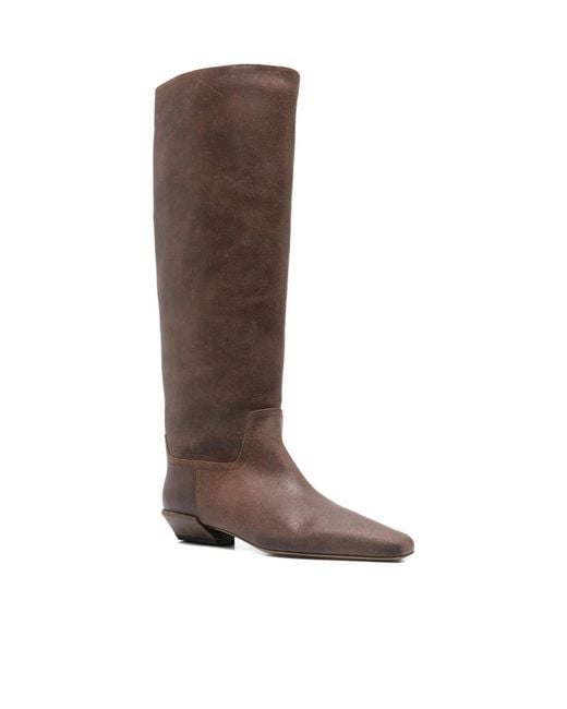 Paris Texas Brown Bettina Knee-High Boots