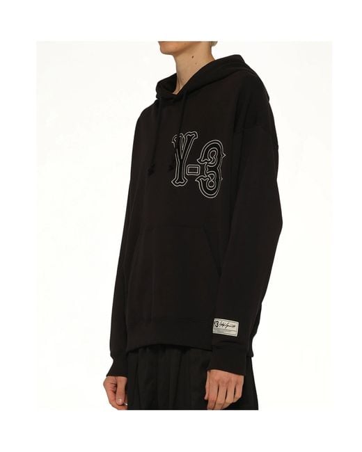Y-3 Black El5 Hoodie for men