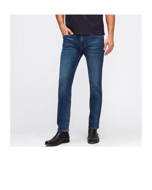 7 For All Mankind Blue Slimmy Jeans for men