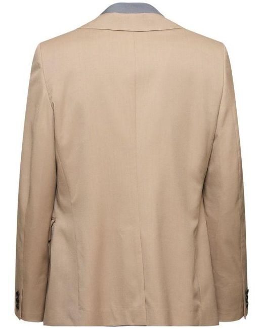 Comme des Garçons Natural Wool Double Blazer for men