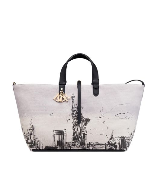 Dior White Large Toujours Bag