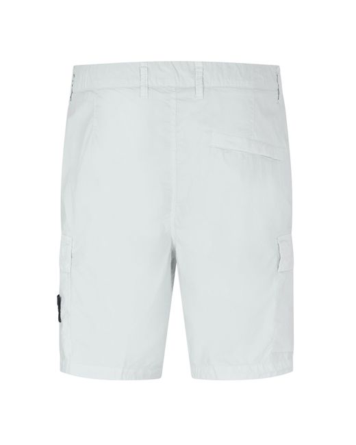 Stone Island Blue Casual Versatile Shorts for men