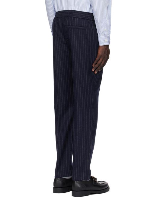 A.P.C. Blue Belt Loop Track Pants for men
