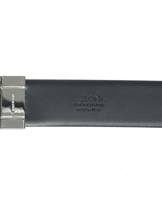 Zegna Multicolor Logo Belt for men