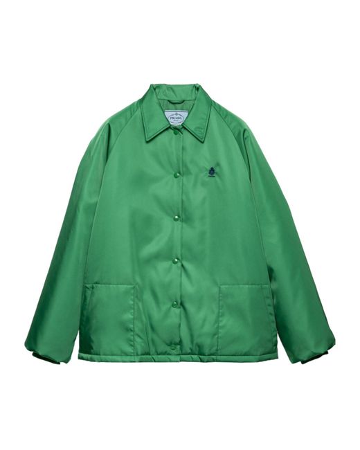 Prada Green Re-Nylon Blouson Jacket