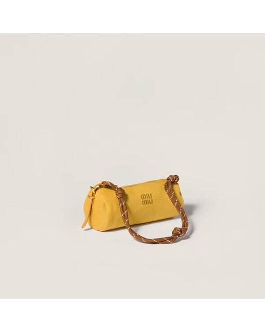 Miu Miu Multicolor Gabardine Pouch