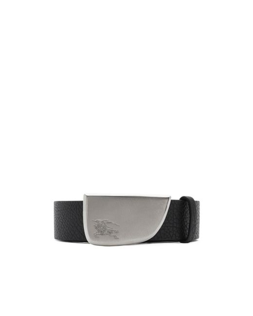 Burberry White Shield Plaque Belt for men