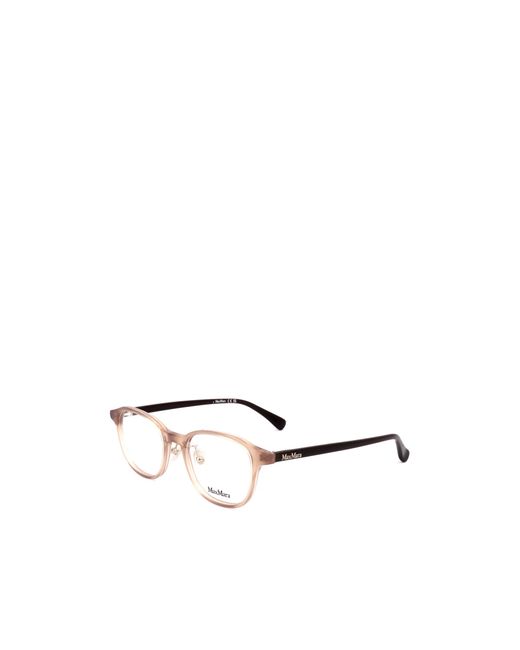 Max Mara Natural Rectangle Frame Glasses