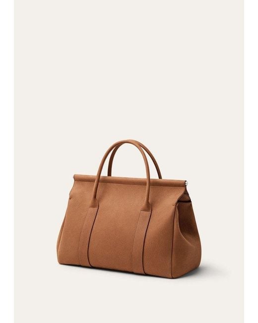 Loro Piana Brown Loom L32 Tote